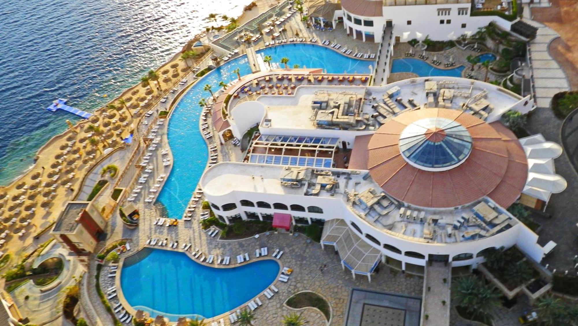 Reef Oasis Blue Bay Resort & Spa Шарм-еш-Шейх Екстер'єр фото Aerial view of the resort